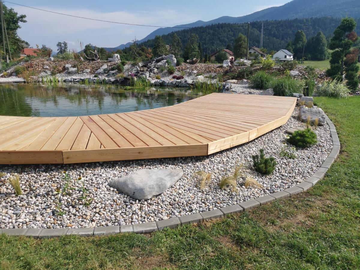 Glamping Happiness With Natural Pool Ribnica Exterior photo