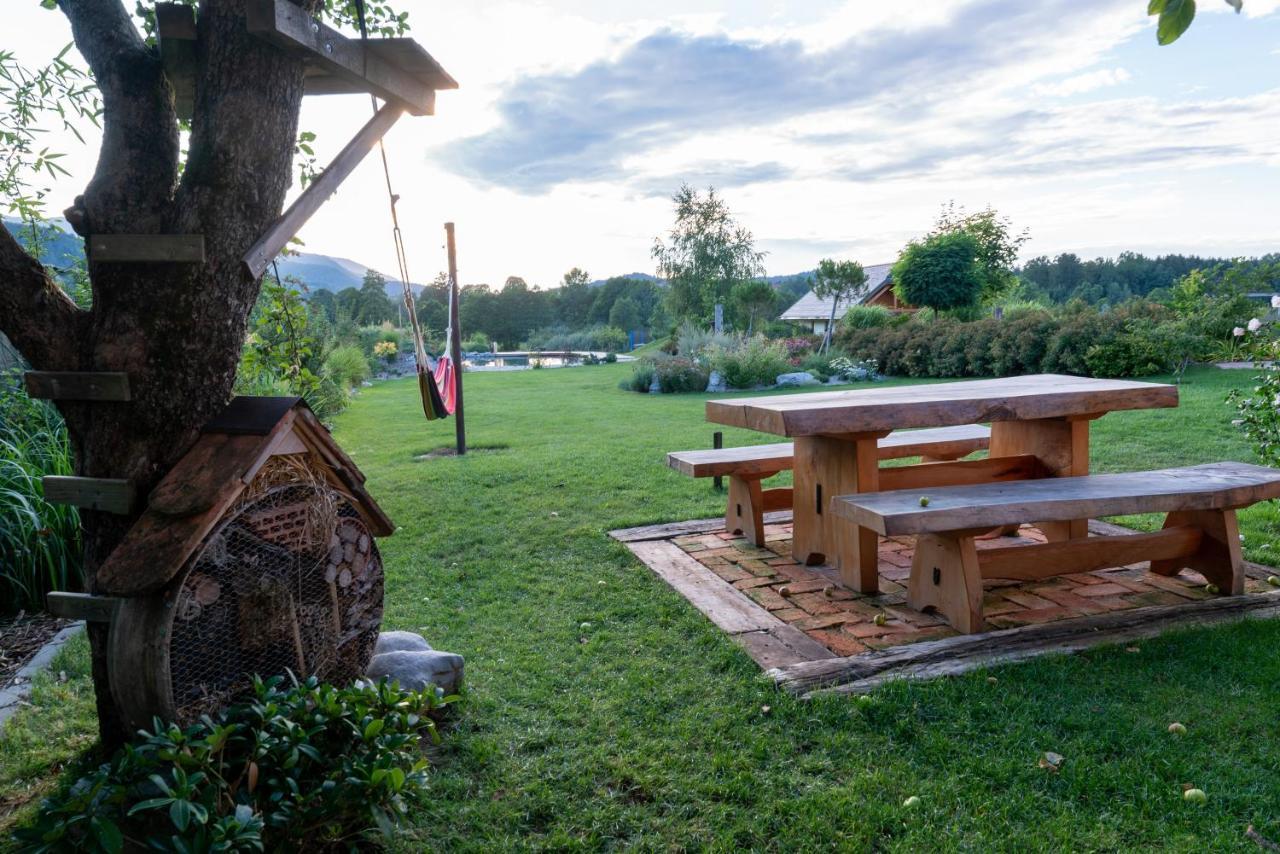 Glamping Happiness With Natural Pool Ribnica Exterior photo