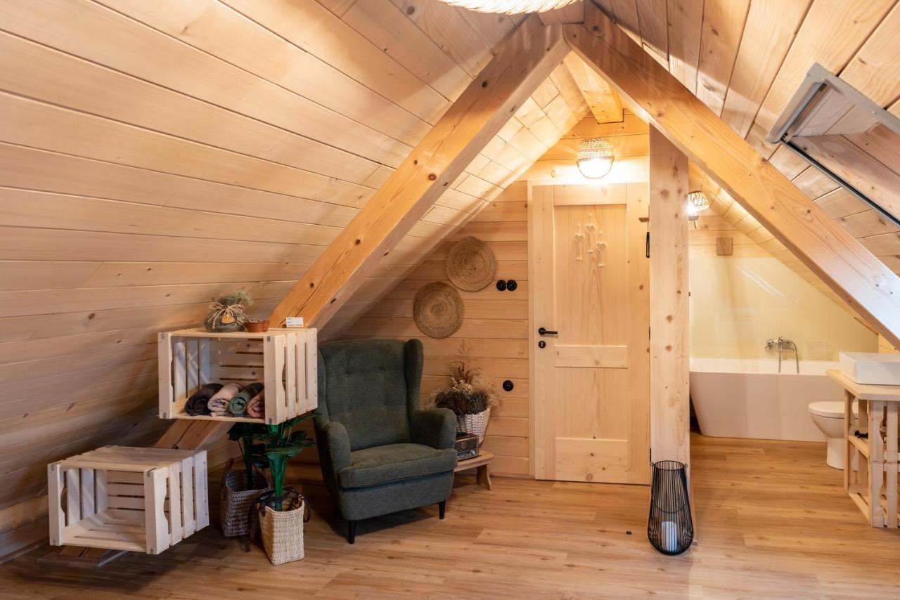 Glamping Happiness With Natural Pool Ribnica Exterior photo
