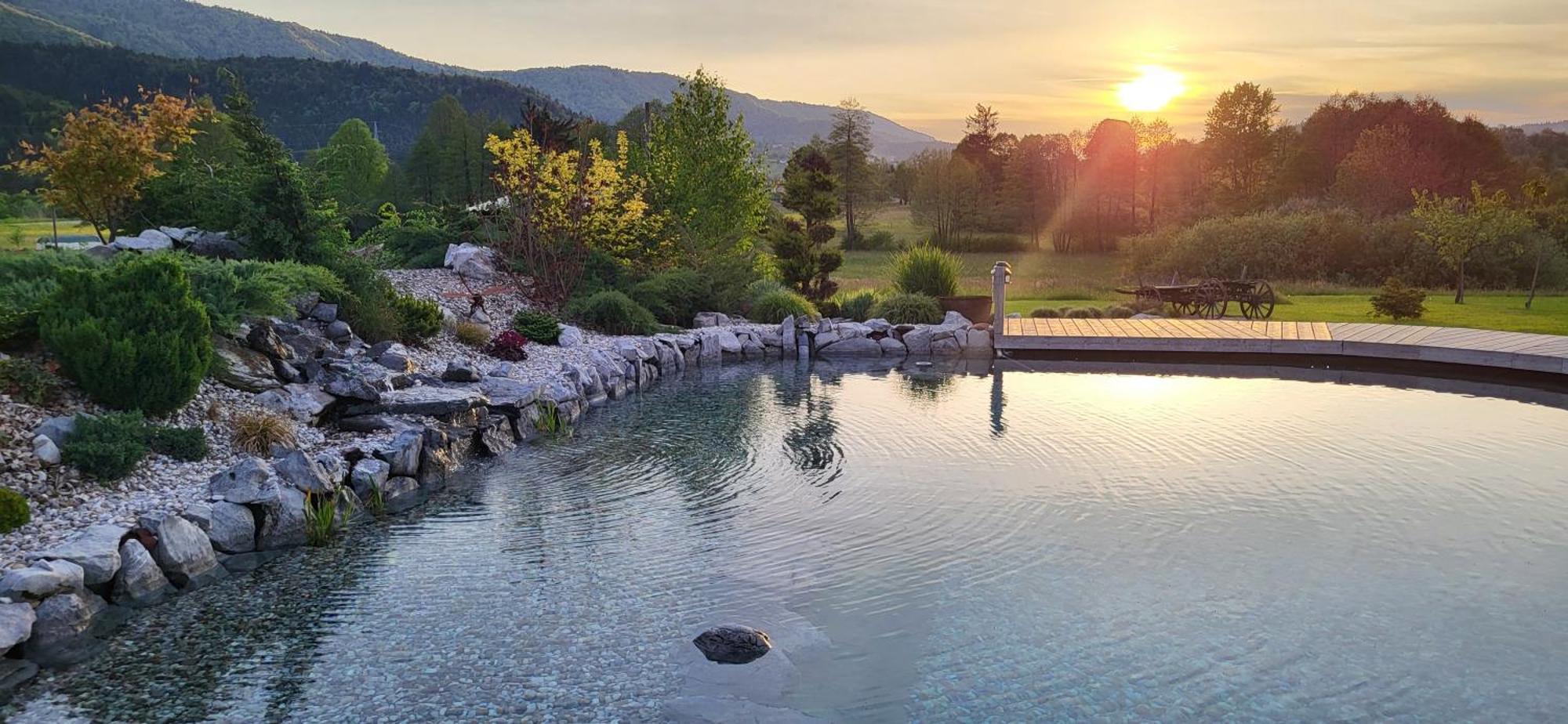 Glamping Happiness With Natural Pool Ribnica Exterior photo